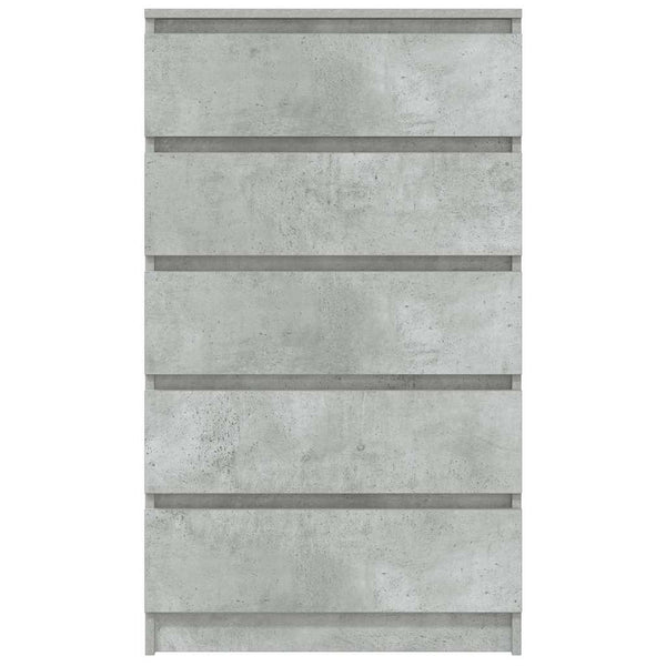 Betongrauer Schubladenschrank 60x103 cm