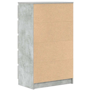 Betongrauer Schubladenschrank 60x103 cm