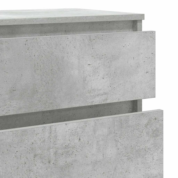 Betongrauer Schubladenschrank 60x103 cm