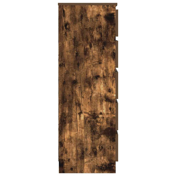 Schubladenschrank Räuchereiche 60x36x103 cm