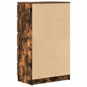 Schubladenschrank Räuchereiche 60x36x103 cm