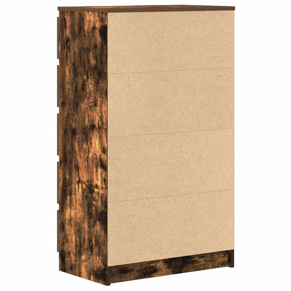 Schubladenschrank Räuchereiche 60x36x103 cm