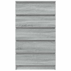 Schubladenschrank Grau Sonoma 60x36x103 cm