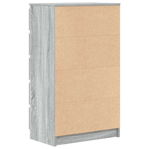 Schubladenschrank Grau Sonoma 60x36x103 cm