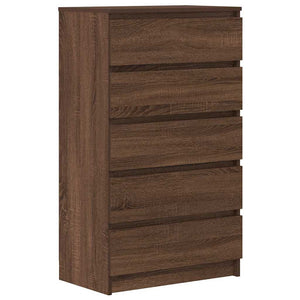 Schubladenschrank Braun Eichenoptik
