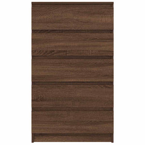 Schubladenschrank Braun Eichenoptik