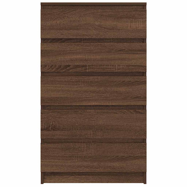 Schubladenschrank Braun Eichenoptik
