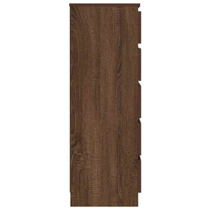 Schubladenschrank Braun Eichenoptik