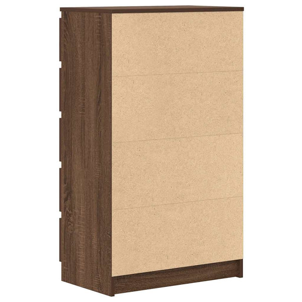 Schubladenschrank Braun Eichenoptik