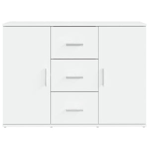 Weißes Sideboard 91 cm Holzwerkstoff