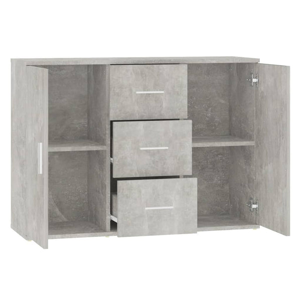Betongraues Sideboard 91 cm