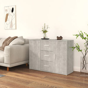 Betongraues Sideboard 91 cm