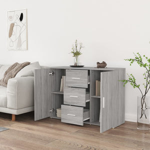 Sideboard Grau Sonoma 91x29,5x65 cm