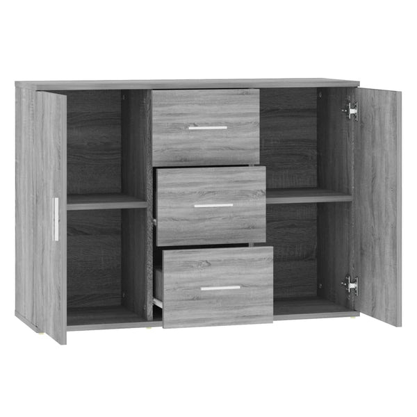 Sideboard Grau Sonoma 91x29,5x65 cm