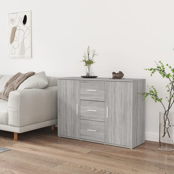 Sideboard Grau Sonoma 91x29,5x65 cm