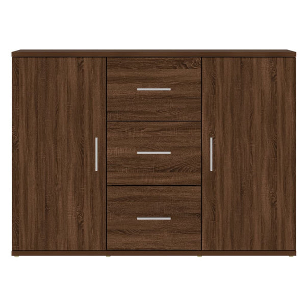 Sideboard Braun Eichen-Optik 91 cm