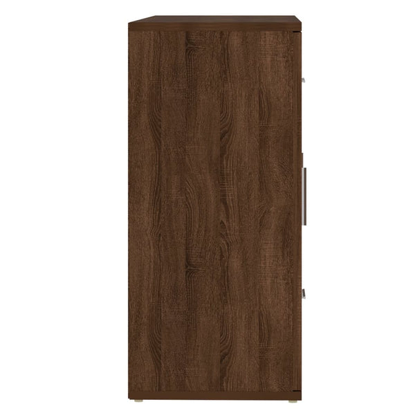 Sideboard Braun Eichen-Optik 91 cm