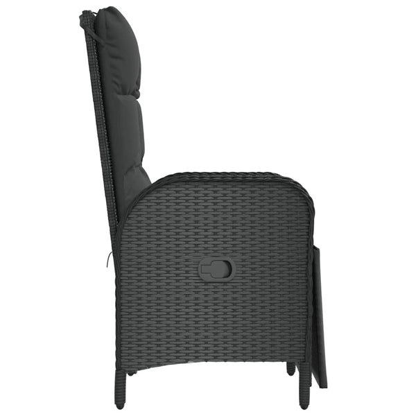 Garten Relaxsessel mit Kissen, 2er Set