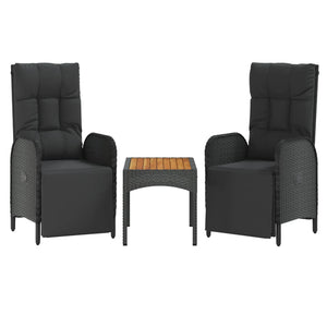 Garten Relaxstühle 2er Set mit Tisch