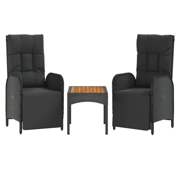 Garten Relaxstühle 2er Set mit Tisch