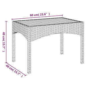 Garten Relaxstühle 2er Set mit Tisch