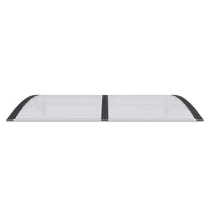 Türvordach Schwarz 150x100 cm Polycarbonat
