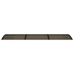 Türvordach Schwarz 300x75 cm Polycarbonat