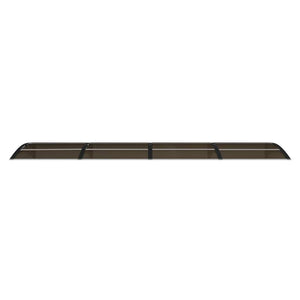 Türvordach Schwarz 350x75 cm Polycarbonat