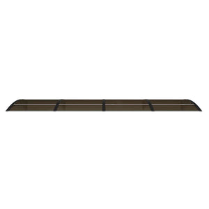 Türvordach Schwarz 350 x 100 cm Polycarbonat