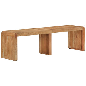 Massivholz Akazie Sitzbank 160 cm