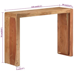 Akazie Konsolentisch Massivholz 110 cm