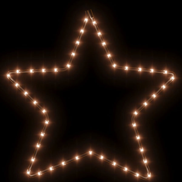 LED-Silhouetten 3 Stk. Stern mit 48 LEDs Warmweiß 56 cm