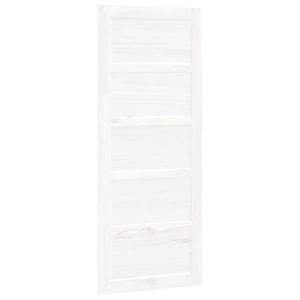 Weiße Scheunentür 80x204,5 cm Kiefer Massivholz