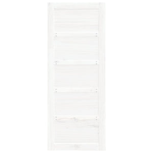 Weiße Scheunentür 80x204,5 cm Kiefer Massivholz