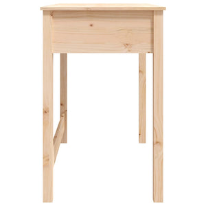 Massivholz Schreibtisch mit Schubladen, 100 cm