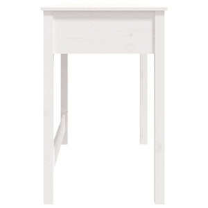 Schreibtisch Weiß Kiefer Massivholz 100x50 cm