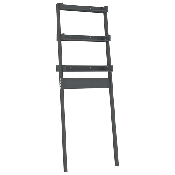 Toilettenregal Grau Kiefer Massivholz