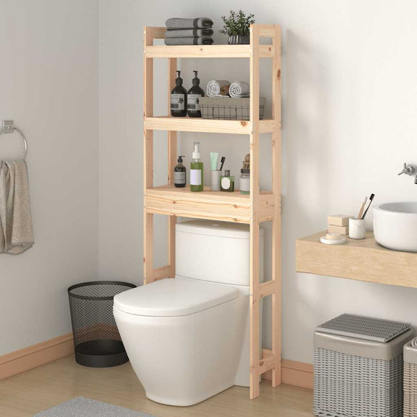 Toilettenregal Kiefer Massivholz 171cm