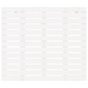 Wand Kopfteil Weiß Kiefer Massivholz 106cm