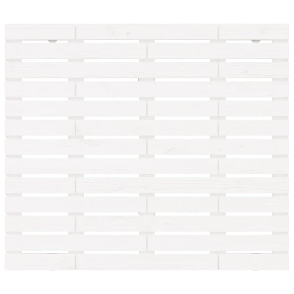 Wand Kopfteil Weiß Kiefer Massivholz 106cm