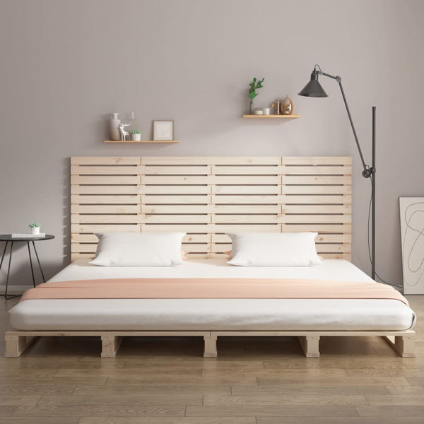 Wand Kopfteil 206cm Kiefer Massivholz