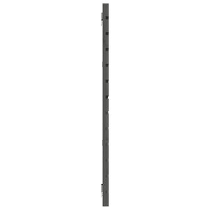 Graues Wand-Kopfteil 206cm Kiefer Massivholz