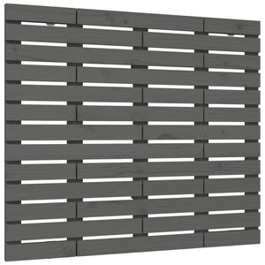 Graues Wand-Kopfteil 96cm Kiefer Massivholz