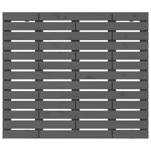 Graues Wand-Kopfteil 96cm Kiefer Massivholz