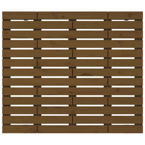 Wand Kopfteil Honigbraun Kiefer Massivholz 96cm