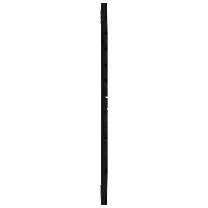 Schwarzes Wandkopfteil 96cm Kiefer Massivholz