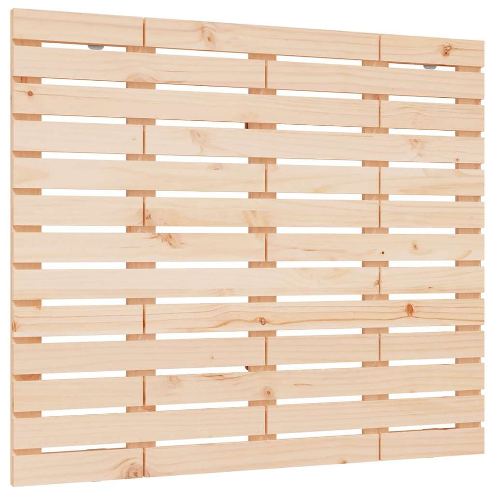 Wand Kopfteil Kiefer Massivholz 126cm