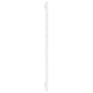 Wand Kopfteil Weiß 126cm Kiefer Massivholz