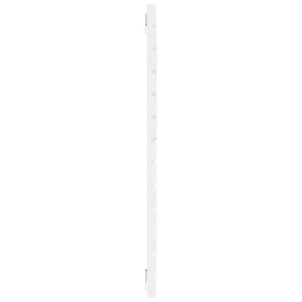 Wand Kopfteil Weiß 126cm Kiefer Massivholz