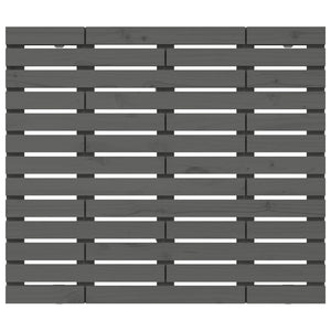 Graues Wand-Kopfteil 126cm Kiefer Massivholz